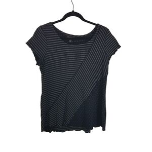 Apropos striped polka dot lagenlook shirt